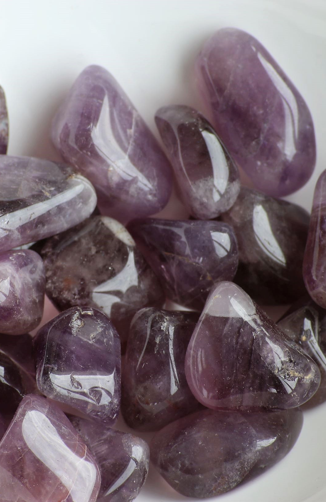 Auralite-23 Amethyst Tumbled Stone